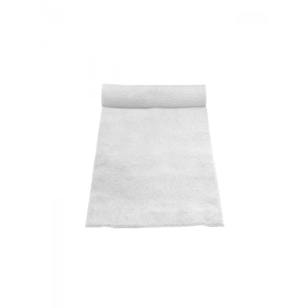 3' x 100' White Linen Aisle Runner