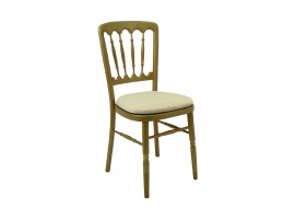 Gold Versailles Chair w/ Cushion