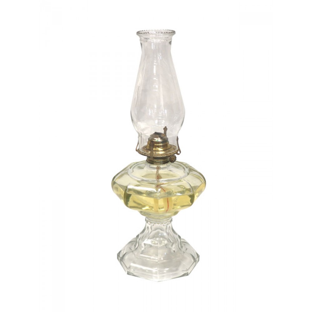 Hurricane Oil Lamp with Glass Globe