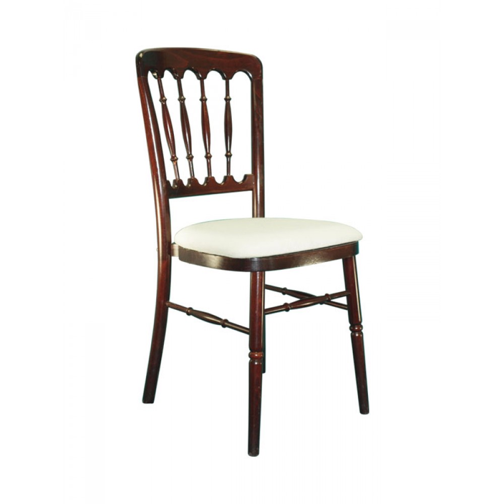 Mahogany Versailles Chair w/ Cushion