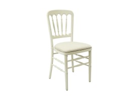 Off-White Versailles Chair w/ Cushion