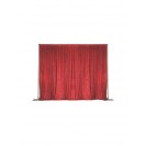 Pipe and Drape - Red Velour 10' High, Per ft