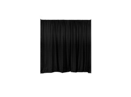 Pipe and Drape- Black, Blue,or Ivory 8' High , Per ft.
