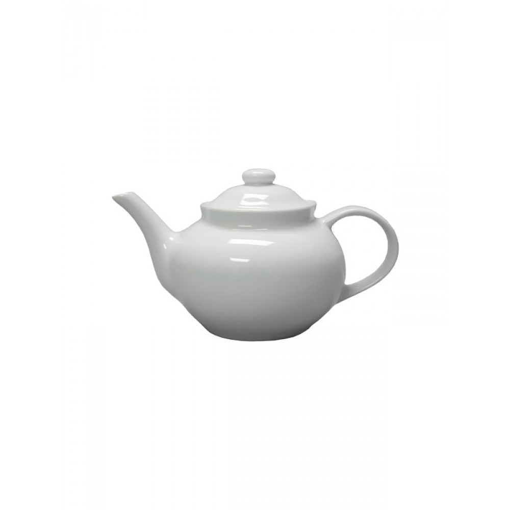 White Ceramic Teapot Oz