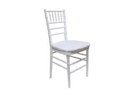 White Chiavari Chair w/ Cushion