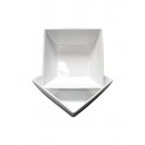 9 in White Square Serving Bowl